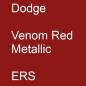 Preview: Dodge, Venom Red Metallic, ERS.